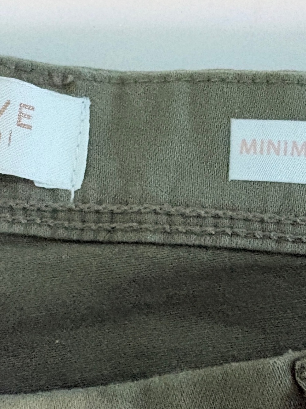 Curve Appeal Olive Green Ankle Jeggings  Size 16   NWT - Picture 5 of 6